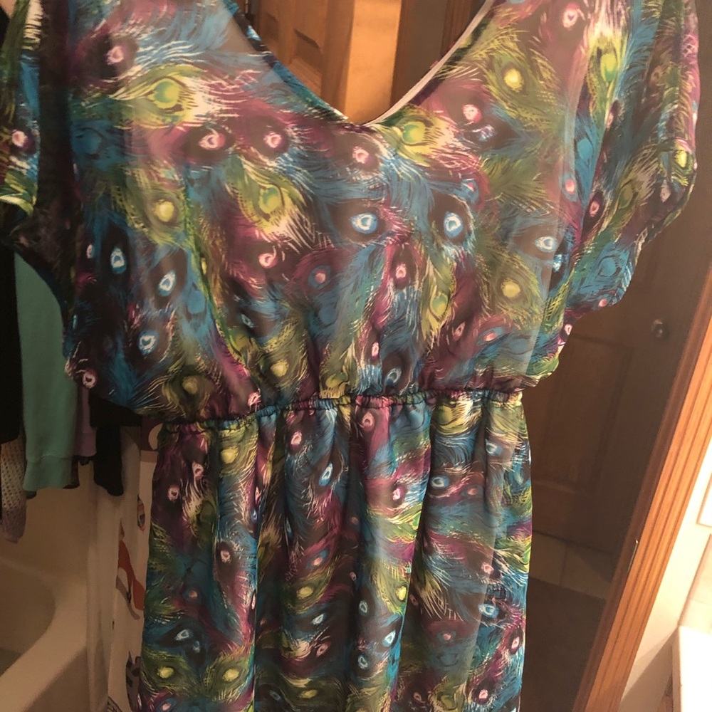 Cute peacock dress